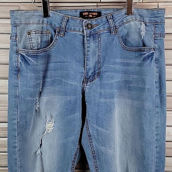 Ring of fire distressed jeans Size 32 - Picture 4 of 16